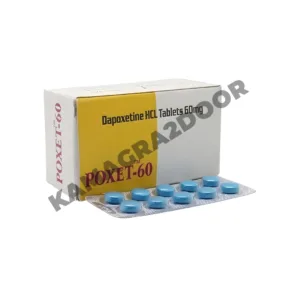 Dapoxetine 60mg tablets in a blister pack, providing enhanced treatment for premature ejaculation with effective results.