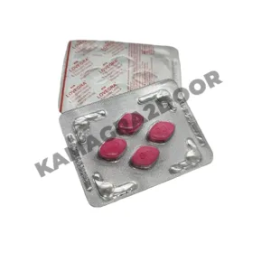Lovegra 100mg tablets containing sildenafil, designed to improve sexual arousal and satisfaction in women with sexual dysfunction.