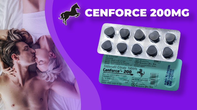 Cenforce 200mg Sildenafil Tablet for ED Treatment